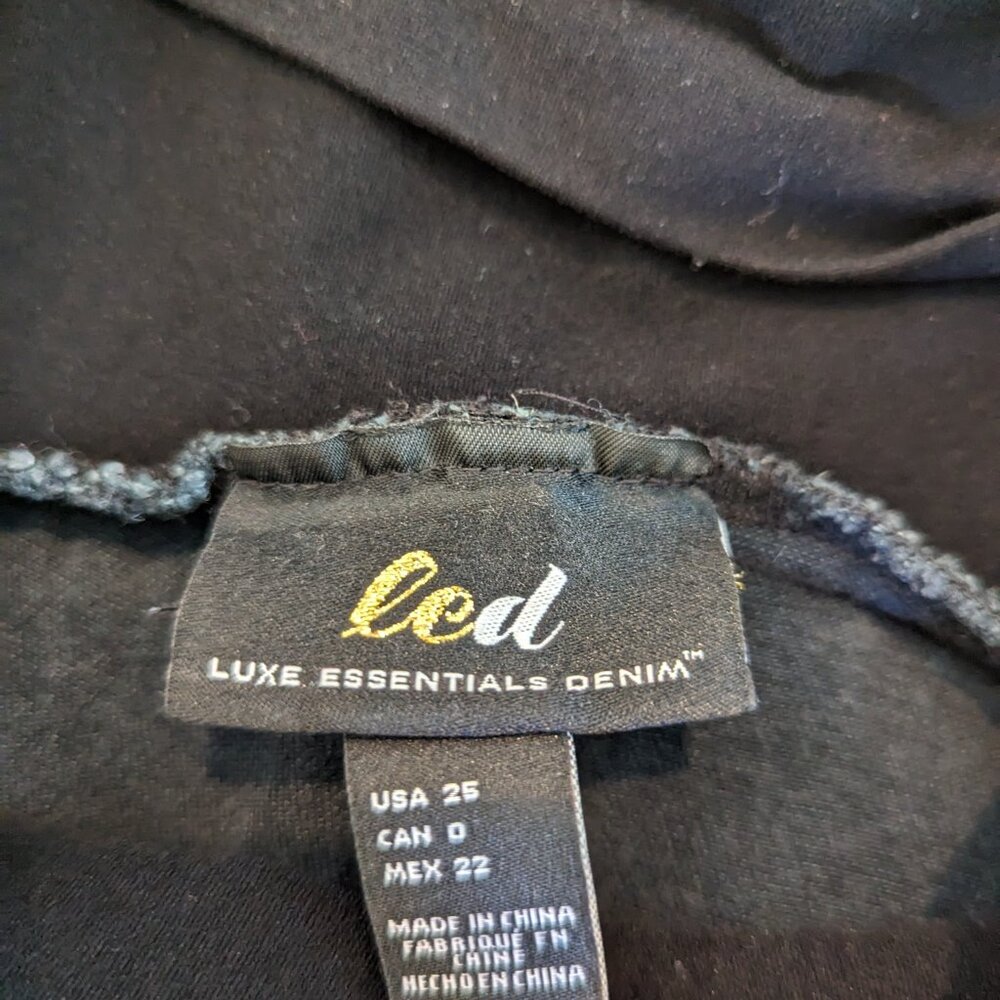 led Black Skinny Jeans 25 - Picture 3 of 9